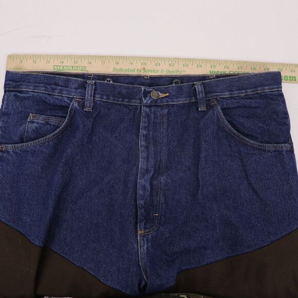 Wrangler Pro Gear Brush Guard Canvas Hunting Jeans 40x30 PG101AN Excellent - Picture 4 of 9